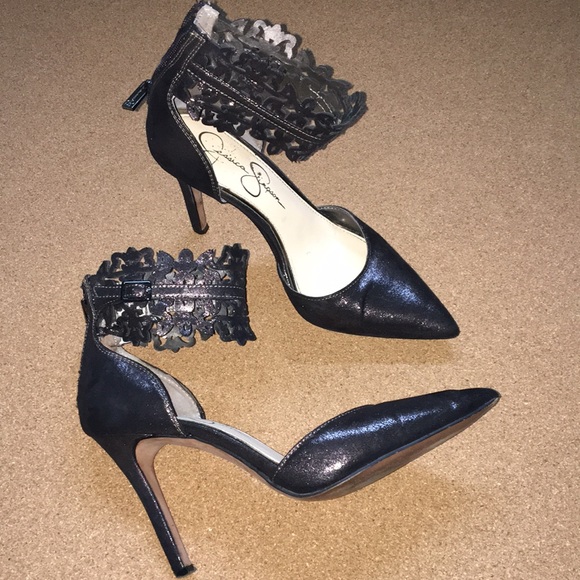 Jessica Simpson Shoes - [Jessica Simpson] grey Stilettos 👠